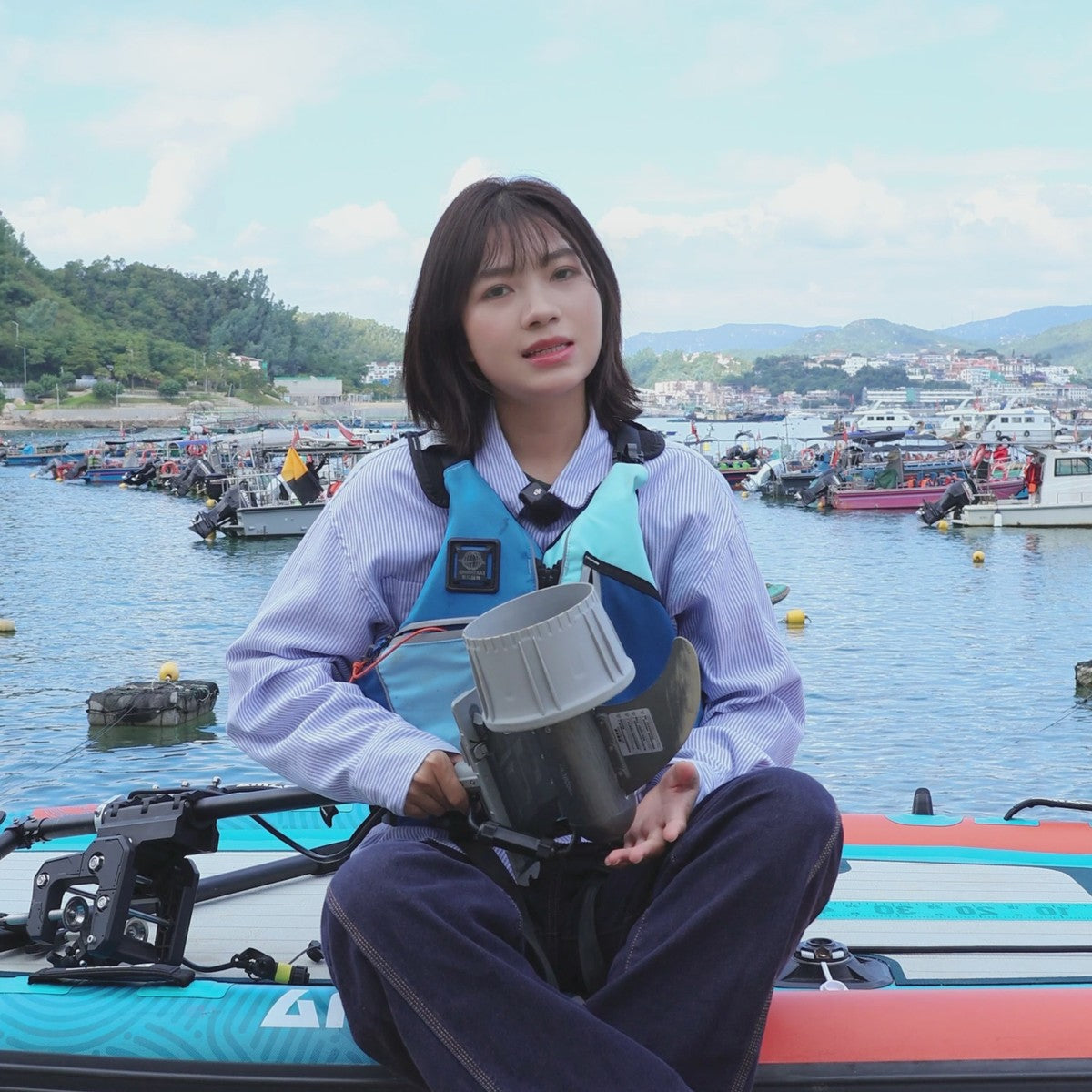 IFUNGOO Y01 electric thruster sea fishing at Shenzhen Nan'ao