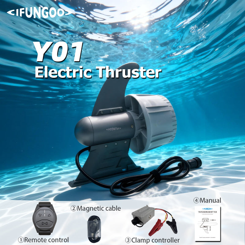 ifungoo Y01 Aleta eléctrica - Motor de tabla de paddle surf SUP Thruster