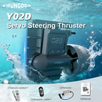 ifungoo Y02D Electric Thruster - Servo Steering SUP Motor Kit, Electric Kayak Trolling Motor