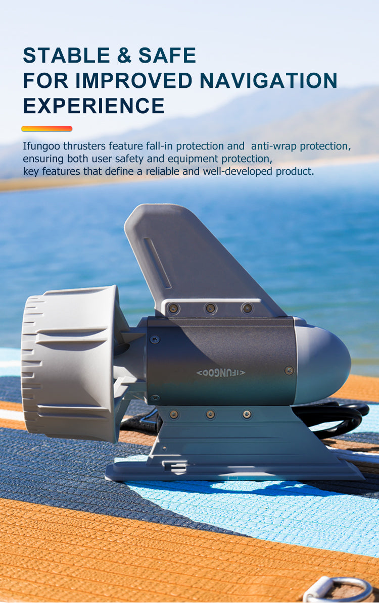 ifungoo Y04 Electric Thruster - SUP Motor Kit & Power Fin for Paddle Board, Electric Propulsion System - detail image 4