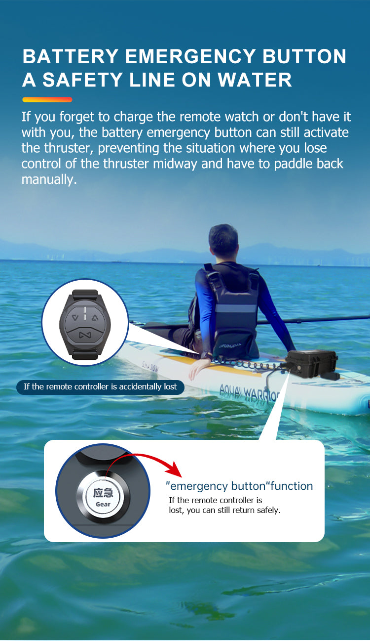 ifungoo Y04 Electric Thruster - SUP Motor Kit & Power Fin for Paddle Board, Electric Propulsion System - detail image 10