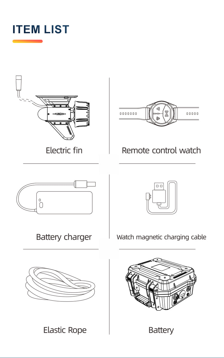 ifungoo Y04 Electric Thruster - SUP Motor Kit & Power Fin for Paddle Board, Electric Propulsion System - detail image 16