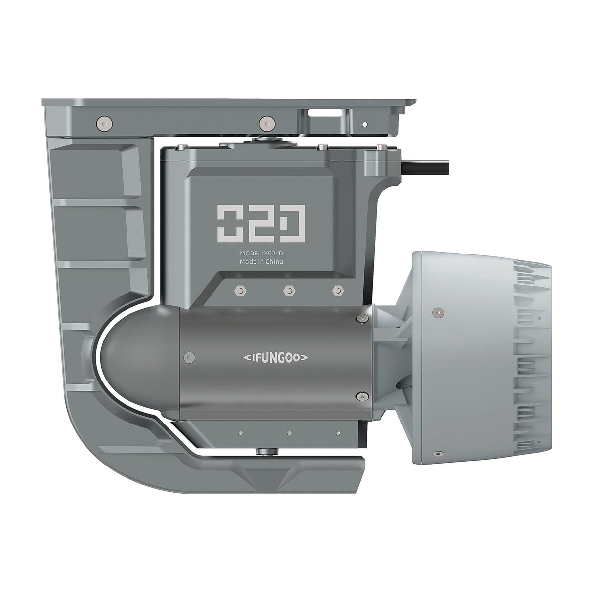 ifungoo Y02D electric thruster - front view (flat)