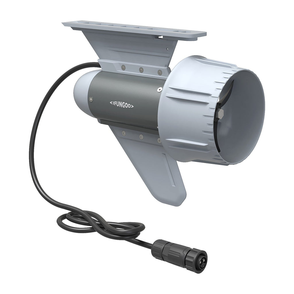 ifungoo Y04 electric thruster - 45 degree rear view